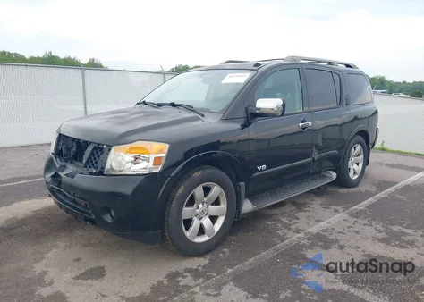 2009 Nissan Armada Le z USA, uszkodzony, nr VIN 5N1BA08C09N606236